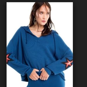 NWOT Wildfox Supernova Freddy Hoodie Star XS
